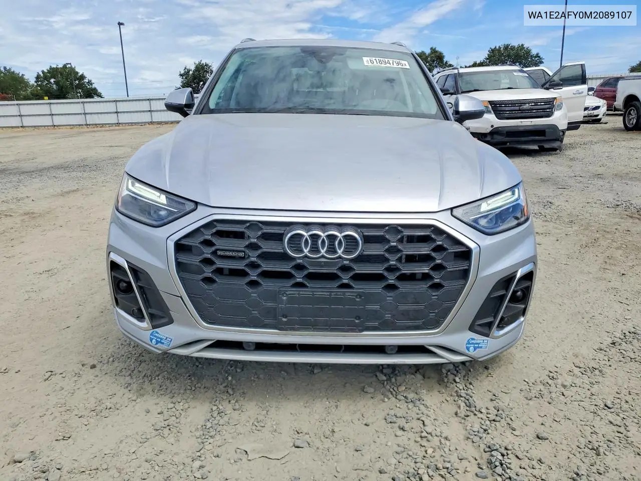 2021 Audi Q5 E Premium Plus VIN: WA1E2AFY0M2089107 Lot: 61894796