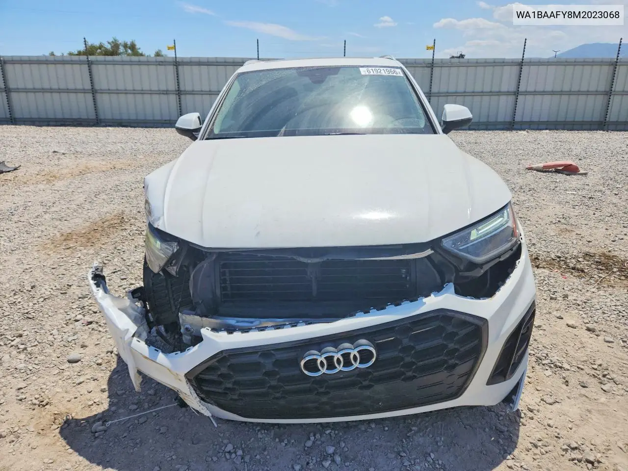 2021 Audi Q5 Premium Plus VIN: WA1BAAFY8M2023068 Lot: 61921966