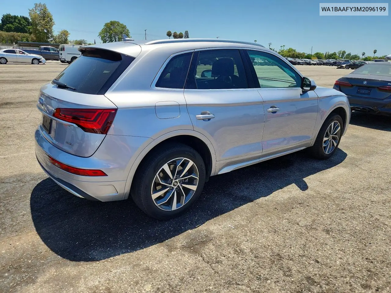 2021 Audi Q5 Premium Plus VIN: WA1BAAFY3M2096199 Lot: 62157976