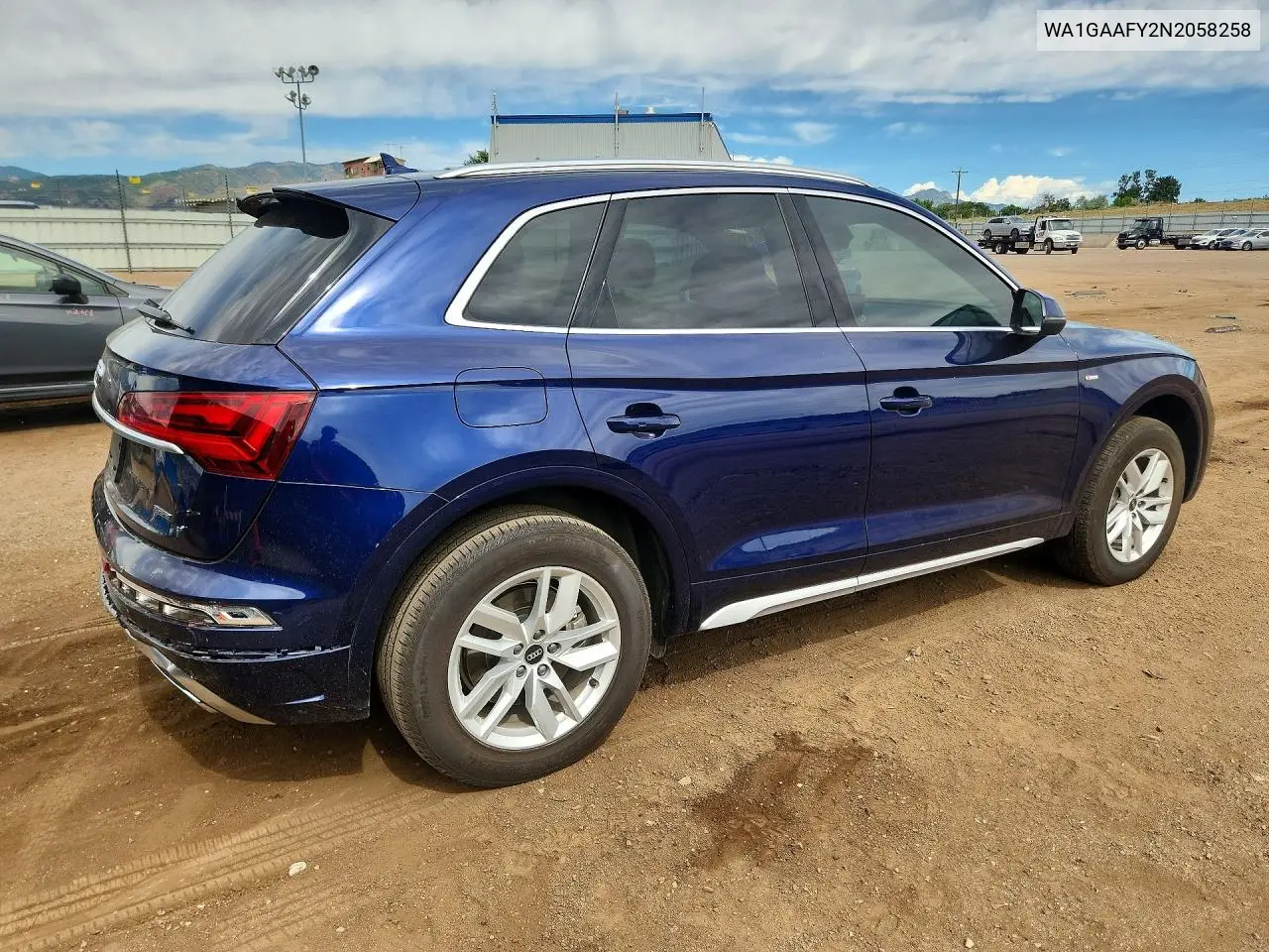 2022 Audi Q5 Premium 45 VIN: WA1GAAFY2N2058258 Lot: 59881286