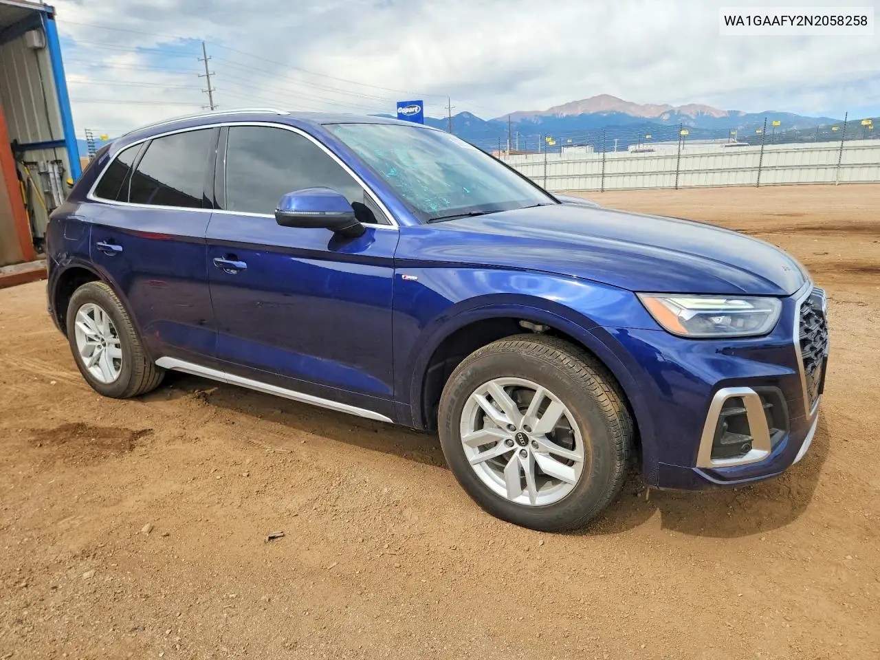 2022 Audi Q5 Premium 45 VIN: WA1GAAFY2N2058258 Lot: 59881286