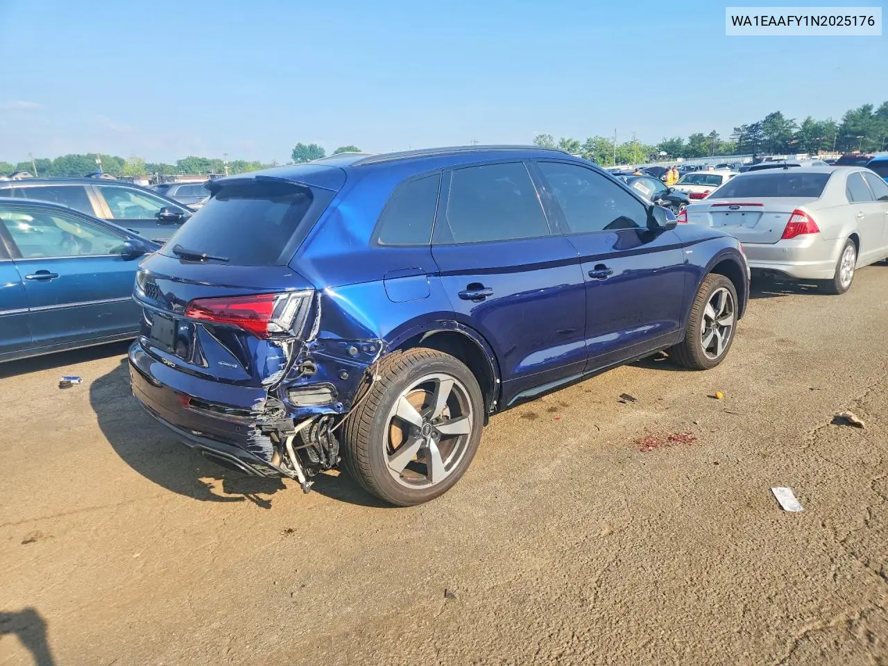 2022 Audi Q5 Premium Plus 45 VIN: WA1EAAFY1N2025176 Lot: 59951616