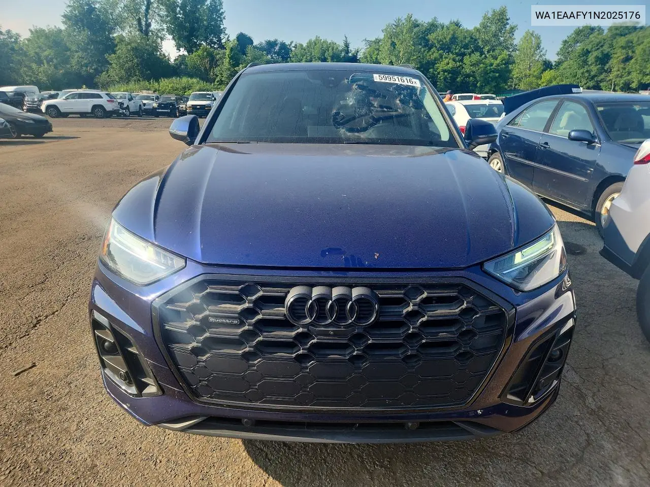 2022 Audi Q5 Premium Plus 45 VIN: WA1EAAFY1N2025176 Lot: 59951616