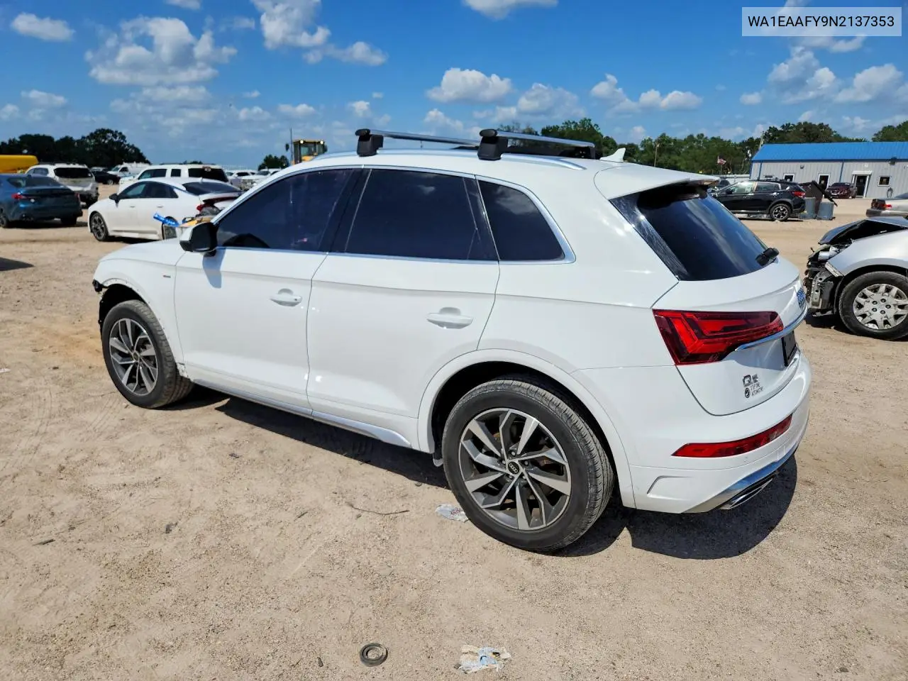 2022 Audi Q5 Premium Plus 45 VIN: WA1EAAFY9N2137353 Lot: 60030576