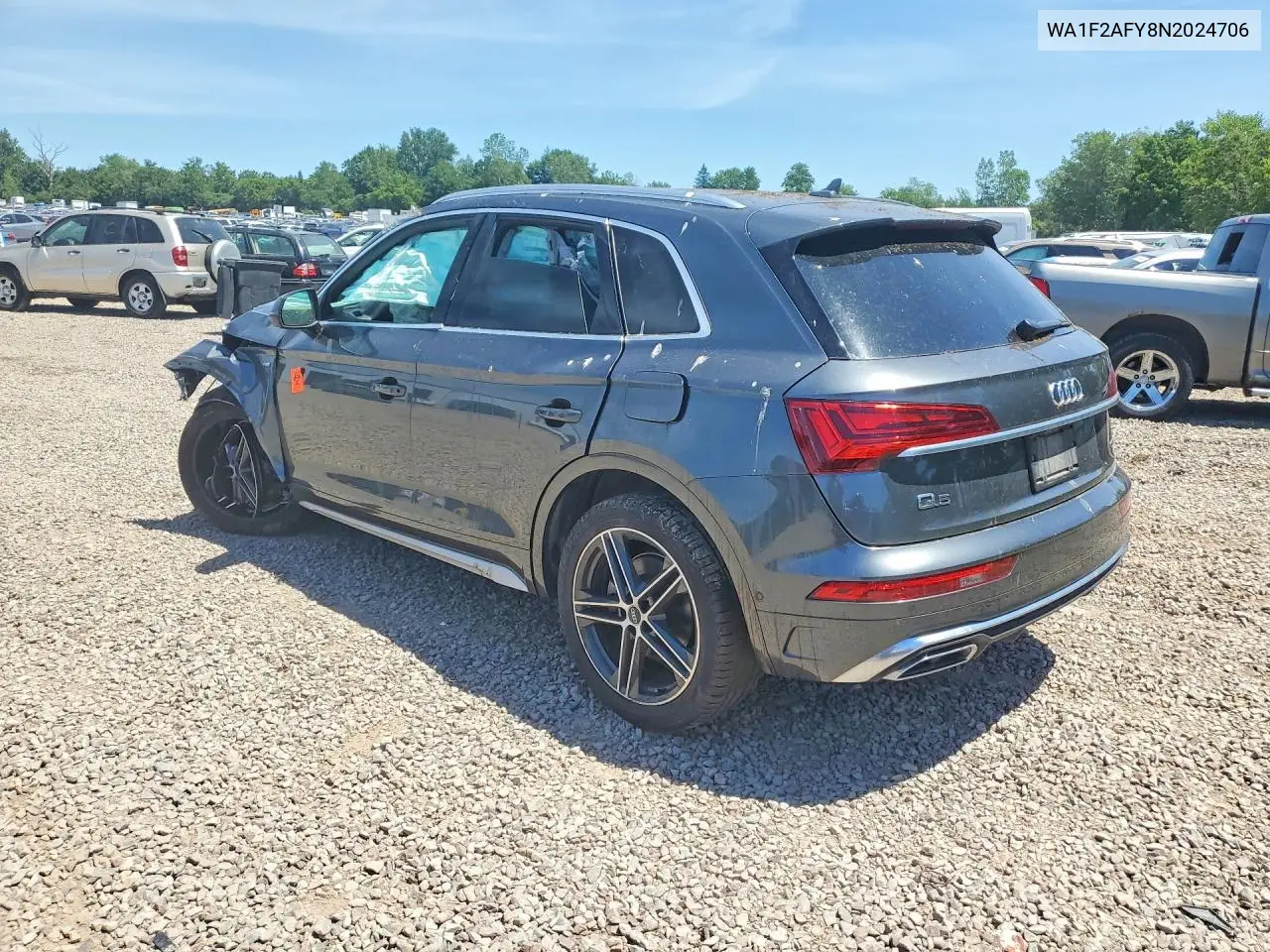 2022 Audi Q5 E Prestige 55 VIN: WA1F2AFY8N2024706 Lot: 61311636