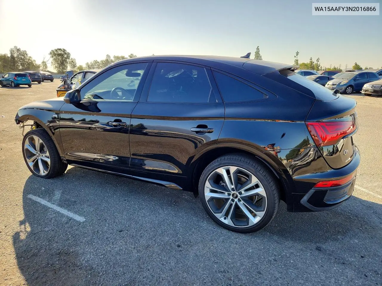 2022 Audi Q5 Sportback Prm Pls 45 VIN: WA15AAFY3N2016866 Lot: 61561416