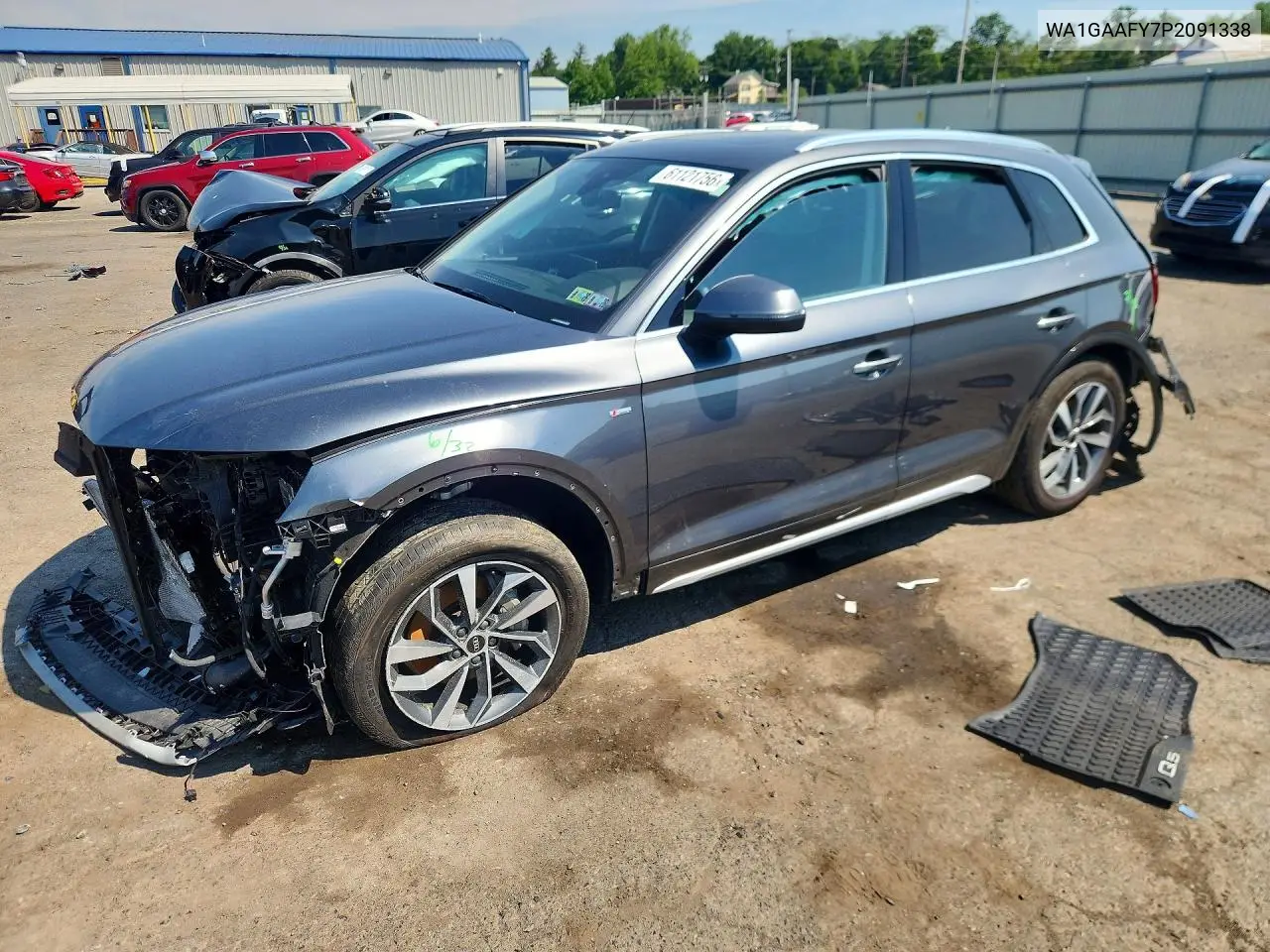 2023 Audi Q5 Premium 45 VIN: WA1GAAFY7P2091338 Lot: 61121756