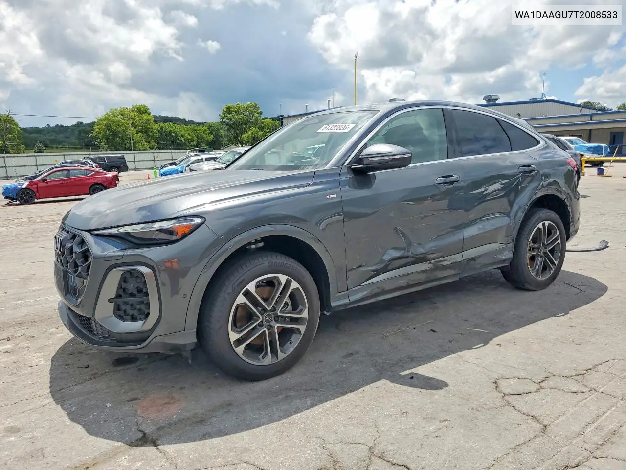 2026 Audi Q5 Sportback Premium VIN: WA1DAAGU7T2008533 Lot: 61325826