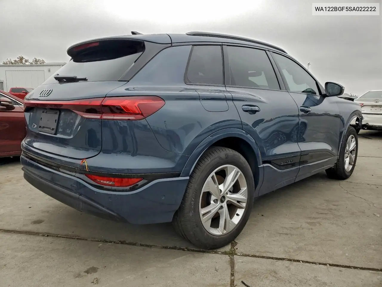 2025 Audi Q6 E-Tron Premium Plus VIN: WA122BGF5SA022222 Lot: 97808815