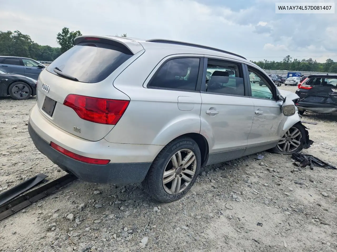2007 Audi Q7 3.6 Quattro VIN: WA1AY74L57D081407 Lot: 60678396