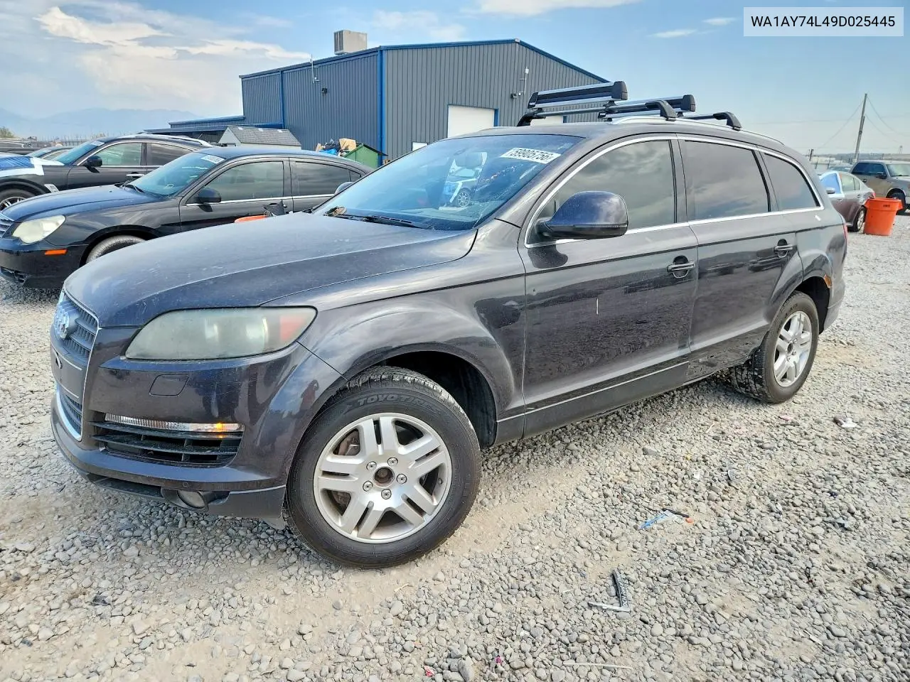 2009 Audi Q7 3.6 Quattro VIN: WA1AY74L49D025445 Lot: 59905756