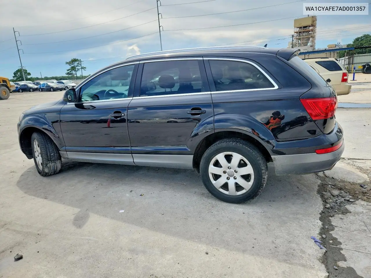 2010 Audi Q7 Premium VIN: WA1CYAFE7AD001357 Lot: 85975355