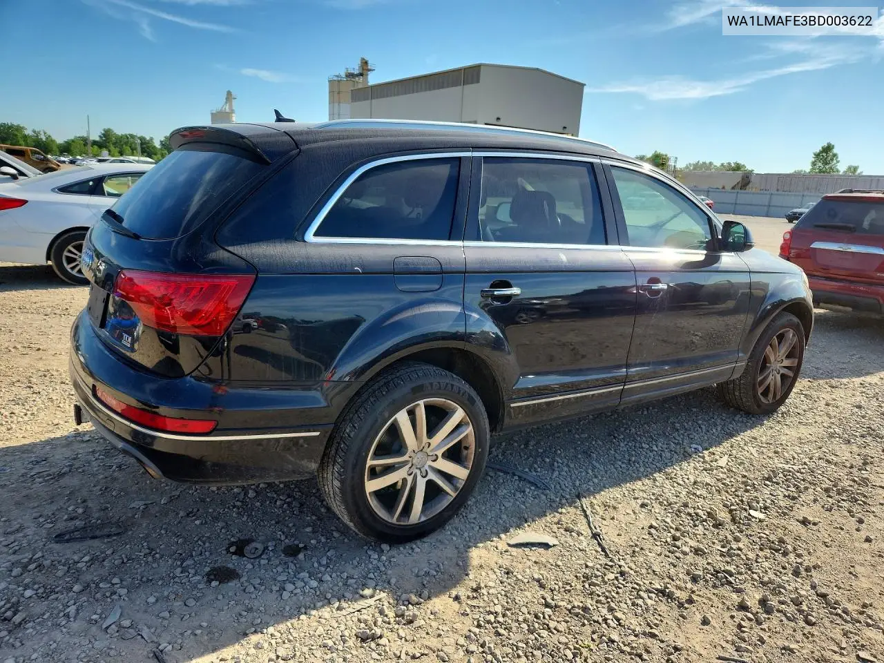 2011 Audi Q7 Premium Plus VIN: WA1LMAFE3BD003622 Lot: 57994826
