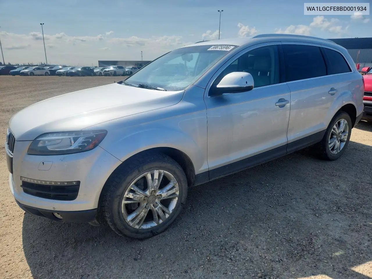 2011 Audi Q7 Premium Plus VIN: WA1LGCFE8BD001934 Lot: 59875586
