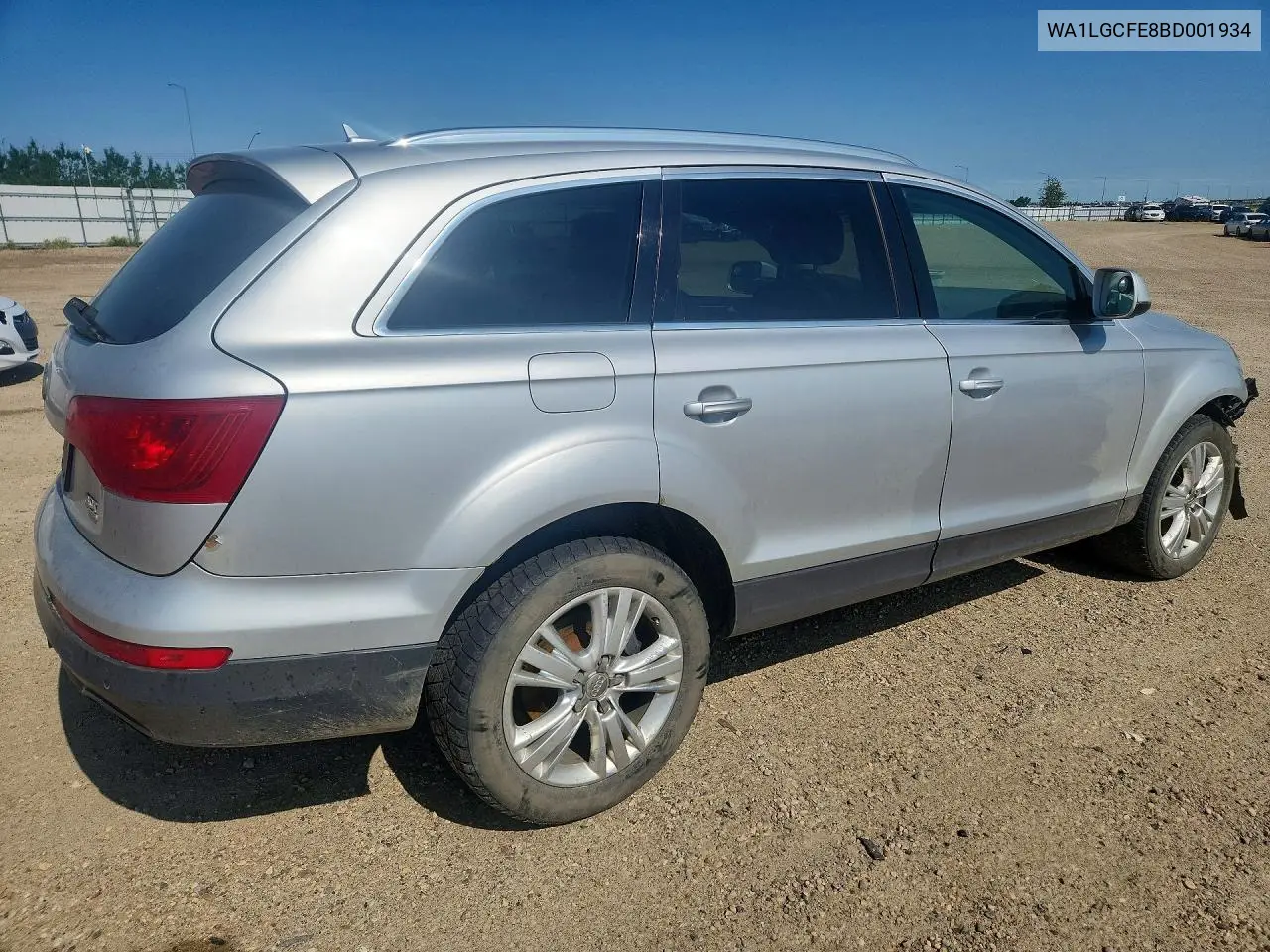 2011 Audi Q7 Premium Plus VIN: WA1LGCFE8BD001934 Lot: 59875586