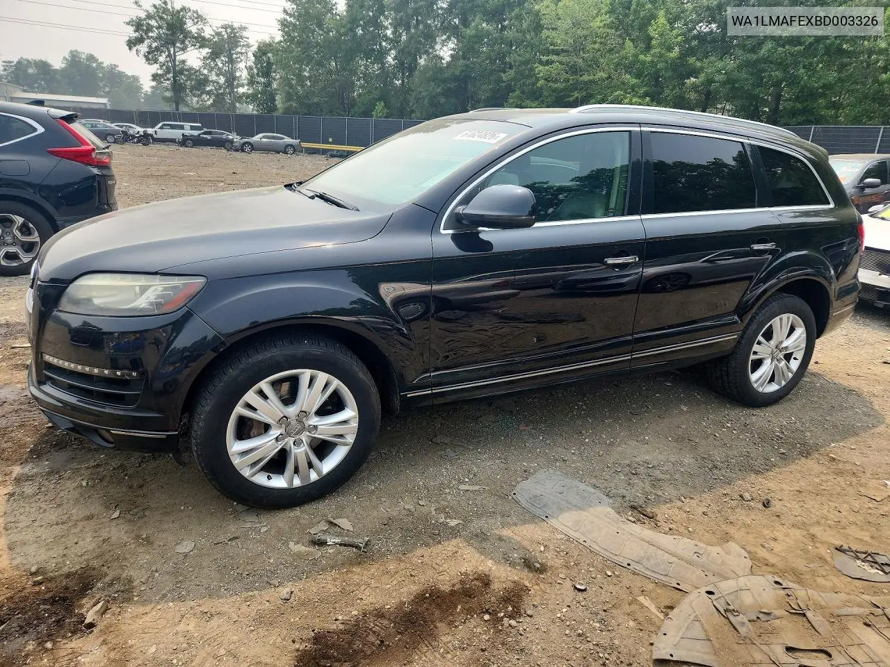 2011 Audi Q7 Premium Plus VIN: WA1LMAFEXBD003326 Lot: 61624826