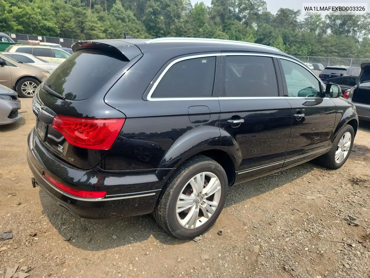 2011 Audi Q7 Premium Plus VIN: WA1LMAFEXBD003326 Lot: 61624826