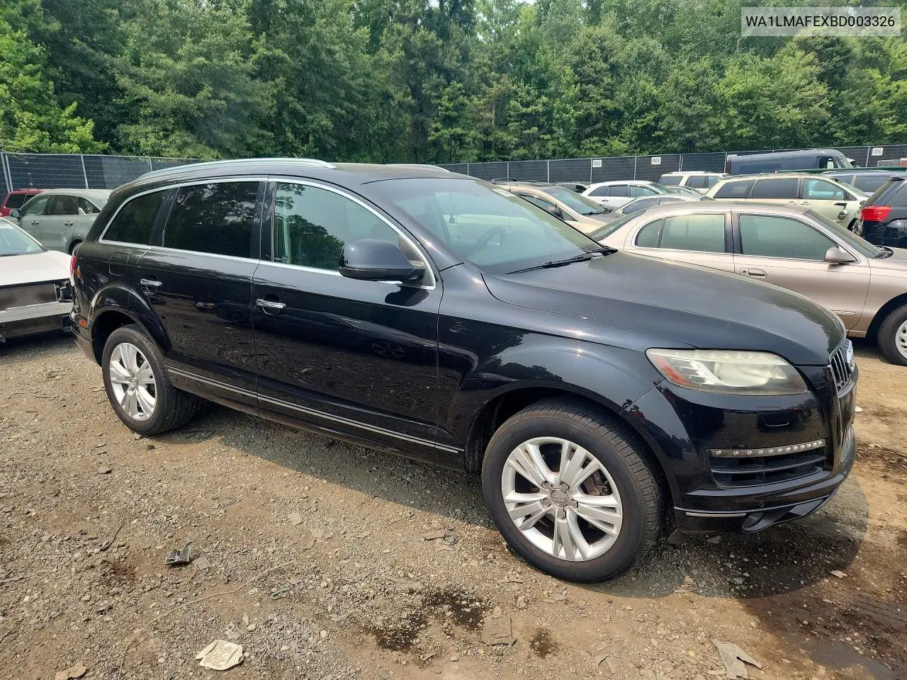 2011 Audi Q7 Premium Plus VIN: WA1LMAFEXBD003326 Lot: 61624826