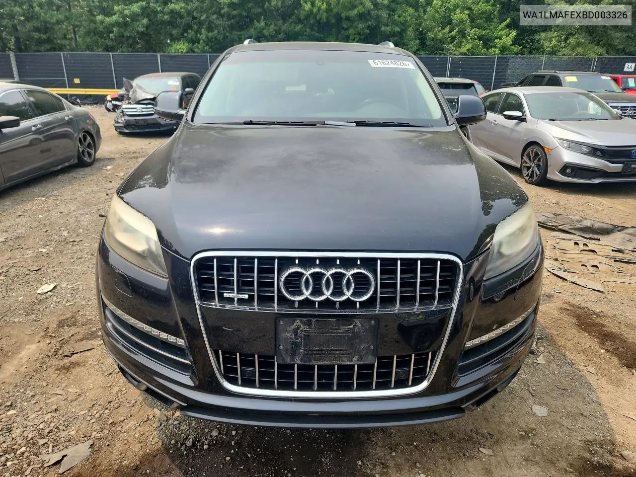 2011 Audi Q7 Premium Plus VIN: WA1LMAFEXBD003326 Lot: 61624826