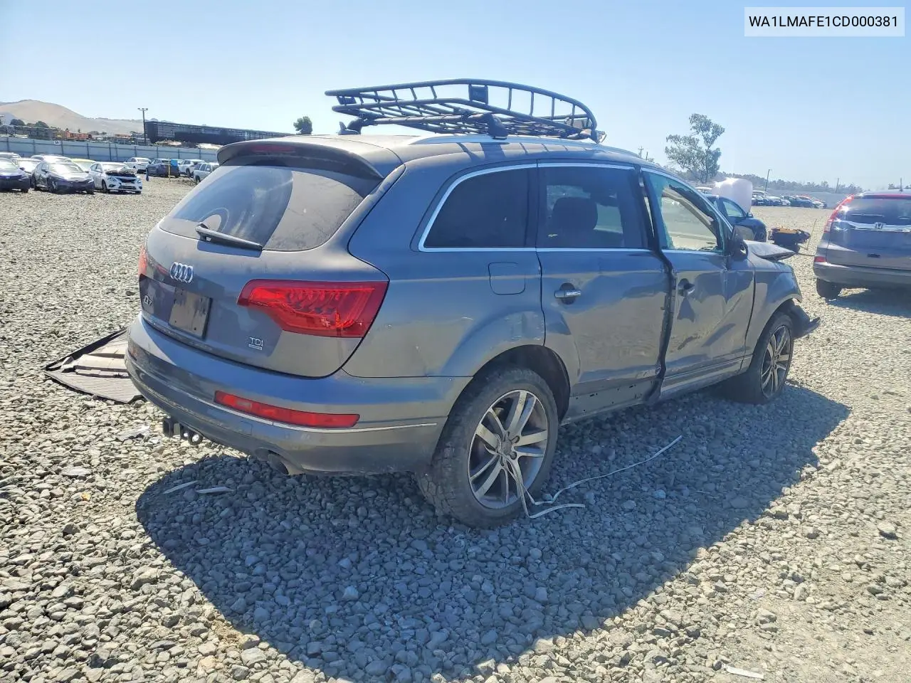 2012 Audi Q7 Premium Plus VIN: WA1LMAFE1CD000381 Lot: 55474646