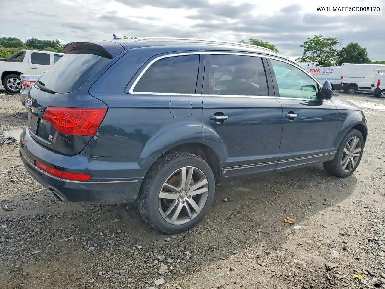 2012 Audi Q7 Premium Plus VIN: WA1LMAFE6CD008170 Lot: 59907436