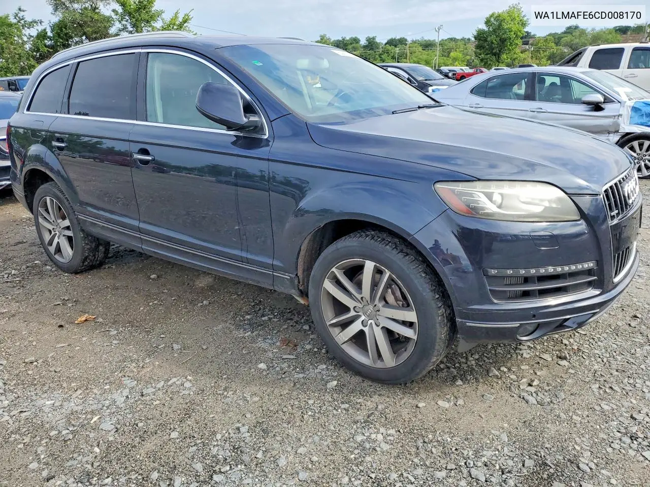 2012 Audi Q7 Premium Plus VIN: WA1LMAFE6CD008170 Lot: 59907436