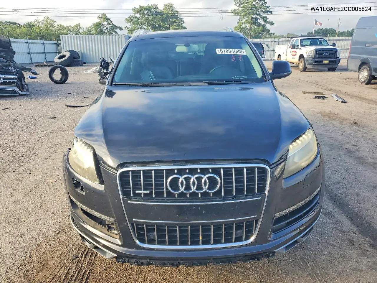 2012 Audi Q7 Premium Plus VIN: WA1LGAFE2CD005824 Lot: 61884686
