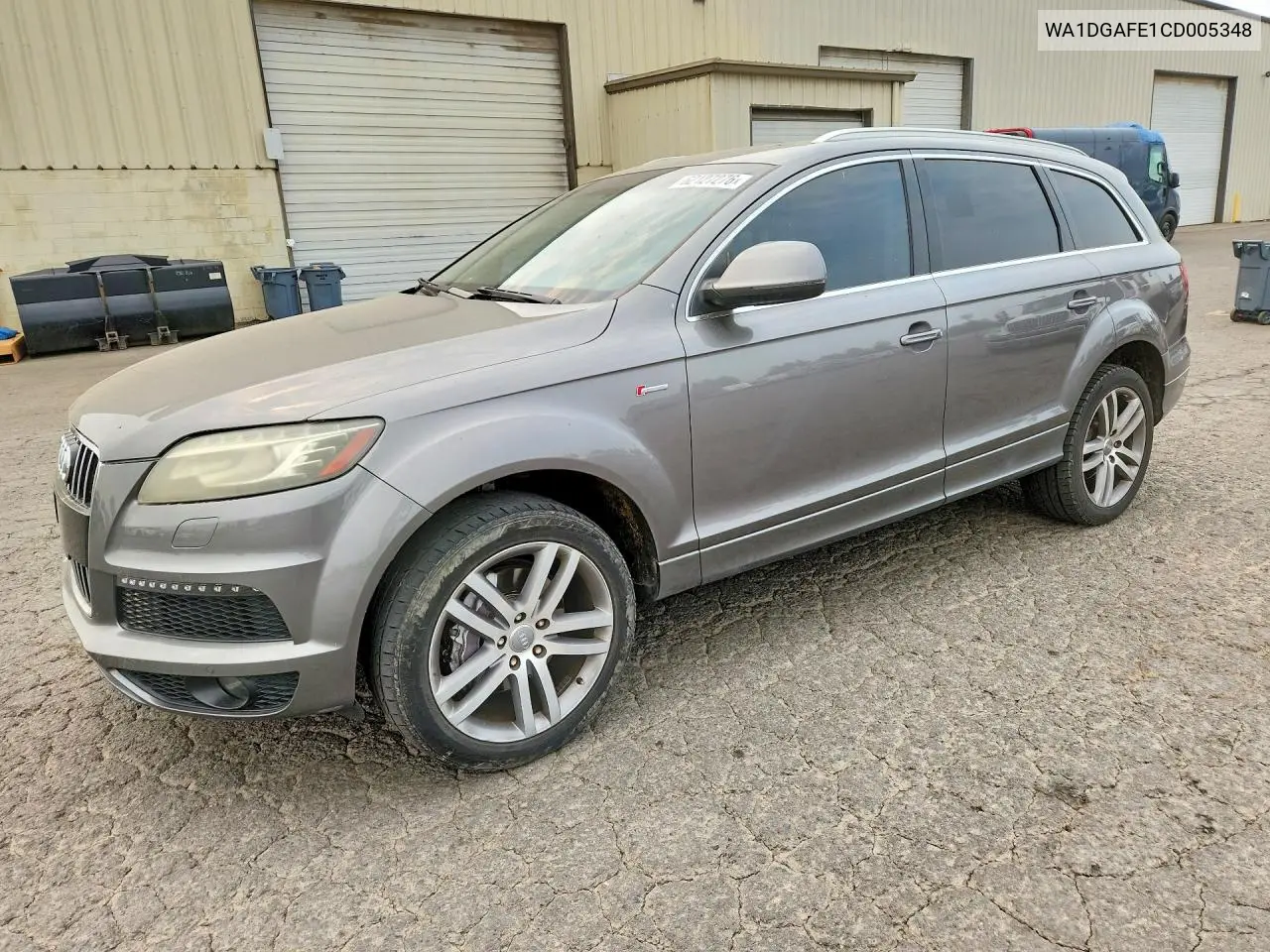 2012 Audi Q7 Prestige VIN: WA1DGAFE1CD005348 Lot: 62127276
