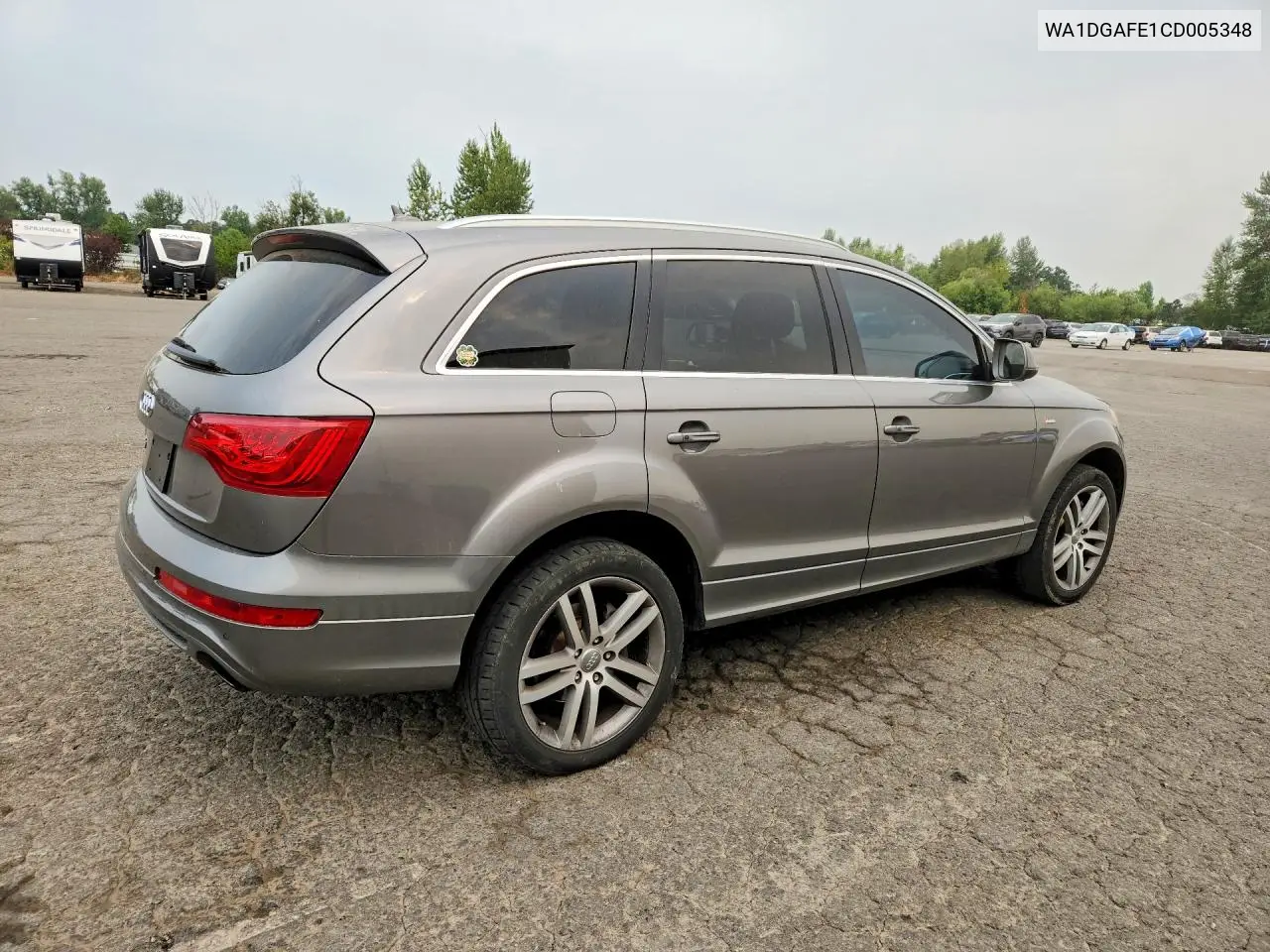 2012 Audi Q7 Prestige VIN: WA1DGAFE1CD005348 Lot: 62127276