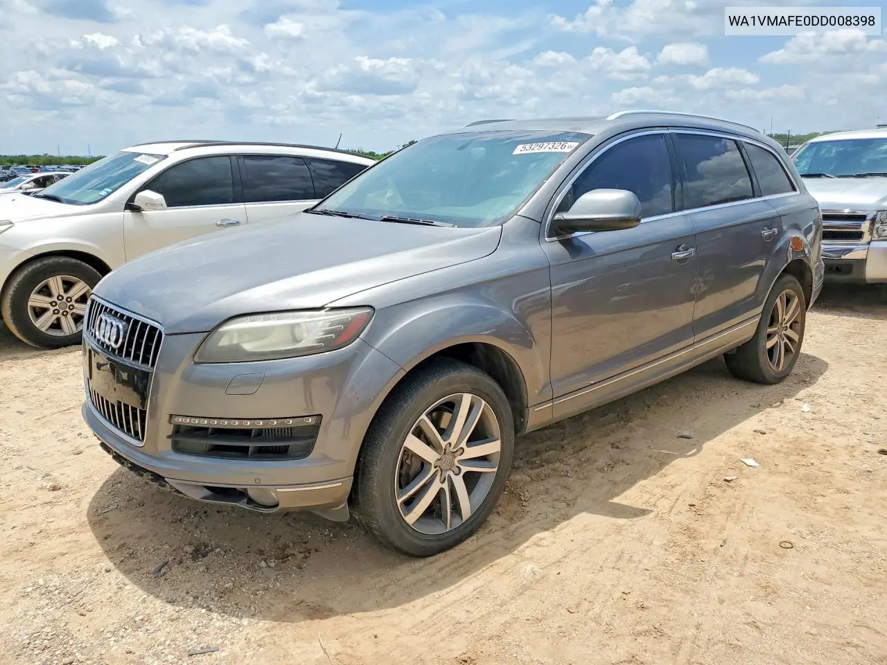 2013 Audi Q7 Prestige VIN: WA1VMAFE0DD008398 Lot: 53297326