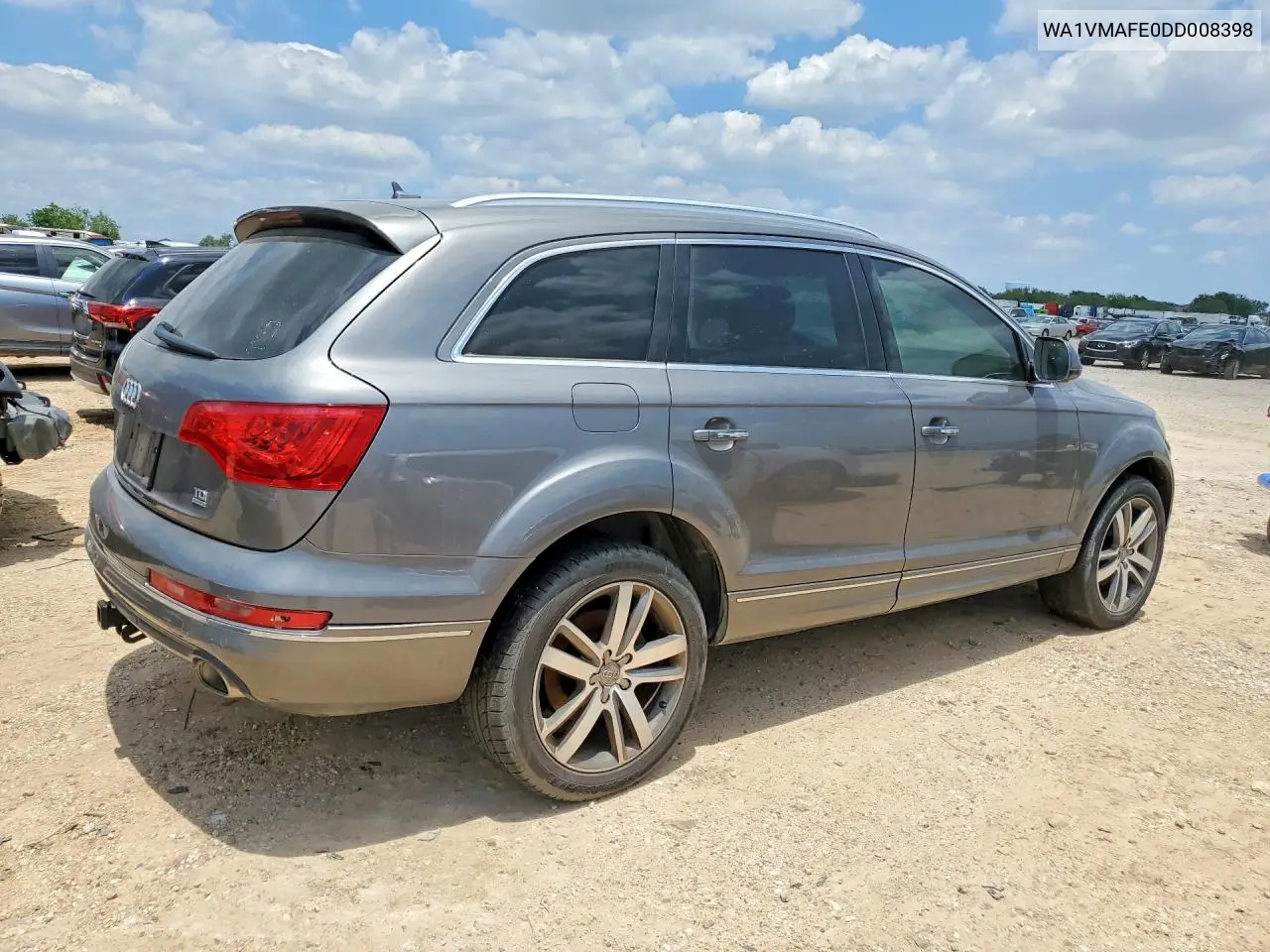 2013 Audi Q7 Prestige VIN: WA1VMAFE0DD008398 Lot: 53297326