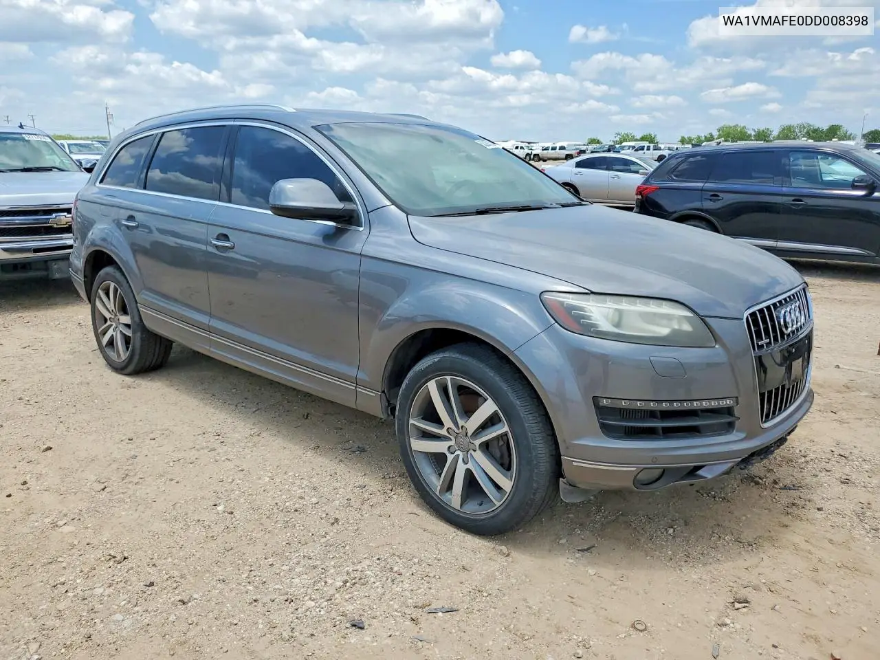 2013 Audi Q7 Prestige VIN: WA1VMAFE0DD008398 Lot: 53297326