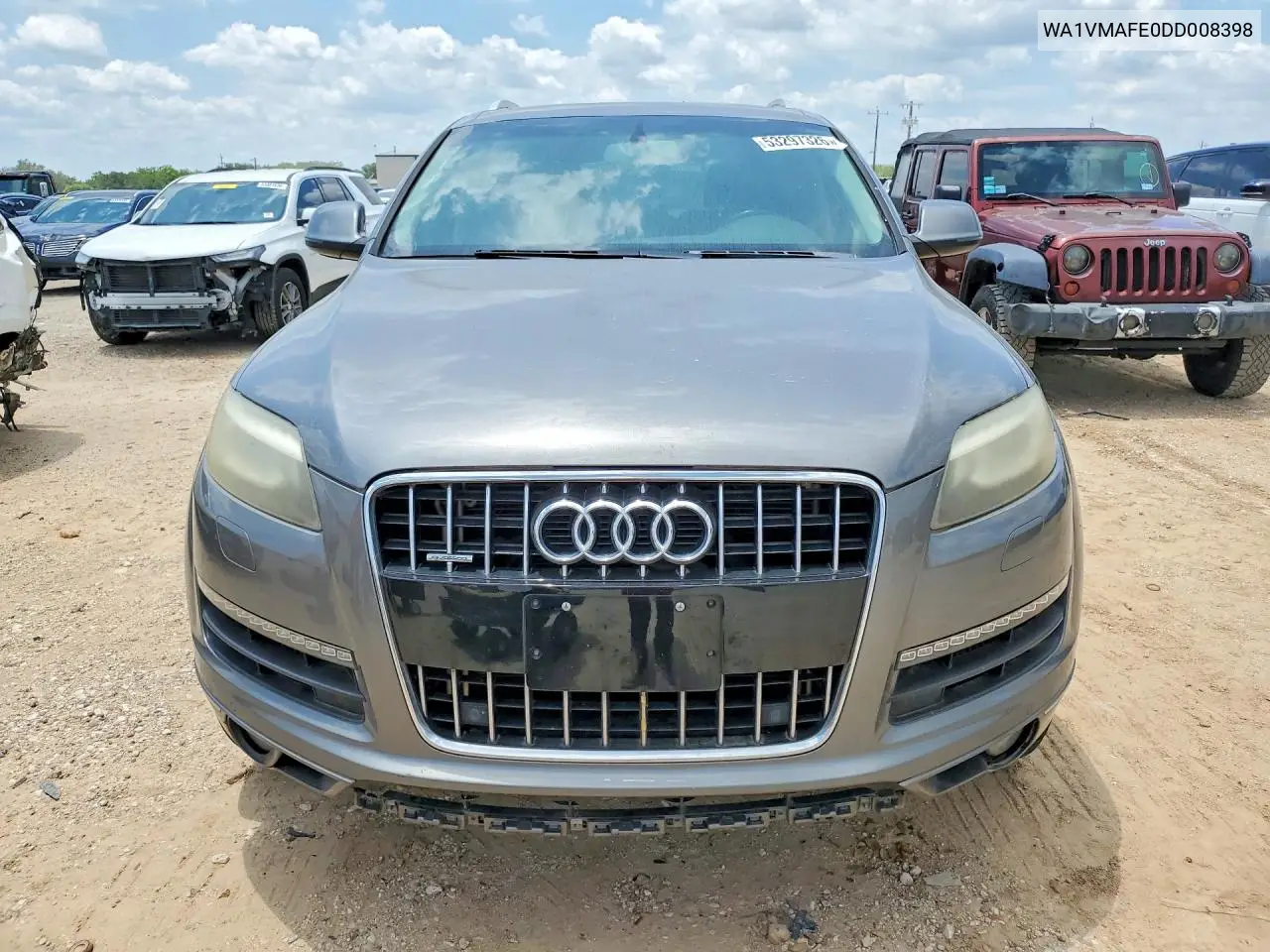 2013 Audi Q7 Prestige VIN: WA1VMAFE0DD008398 Lot: 53297326
