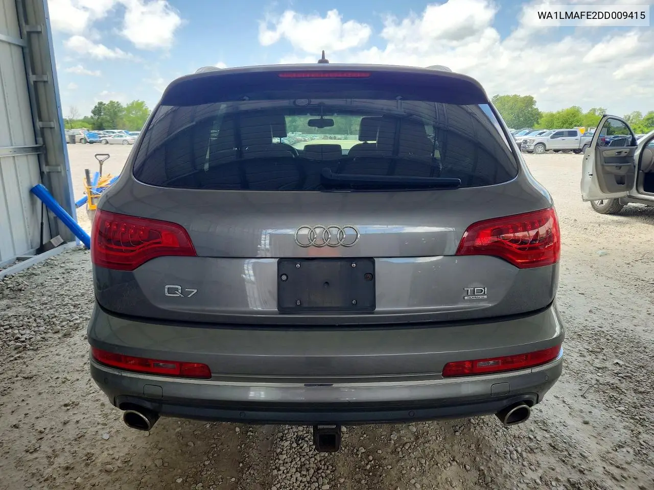 2013 Audi Q7 Premium Plus VIN: WA1LMAFE2DD009415 Lot: 57187636