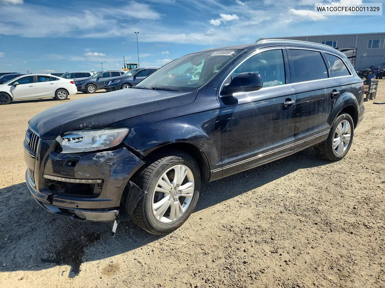 2013 Audi Q7 Premium VIN: WA1CGCFE4DD011329 Lot: 59988806