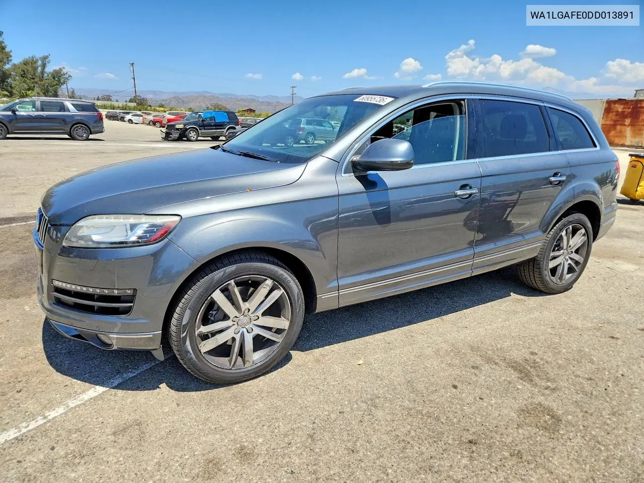 2013 Audi Q7 Premium Plus VIN: WA1LGAFE0DD013891 Lot: 60955736