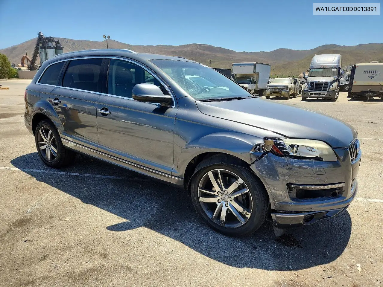 2013 Audi Q7 Premium Plus VIN: WA1LGAFE0DD013891 Lot: 60955736