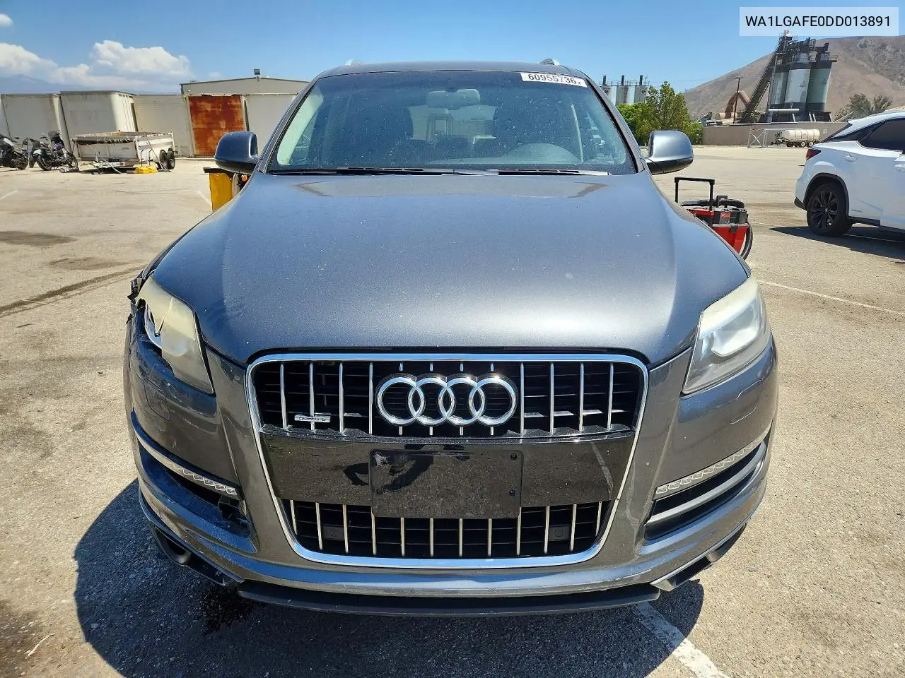 2013 Audi Q7 Premium Plus VIN: WA1LGAFE0DD013891 Lot: 60955736