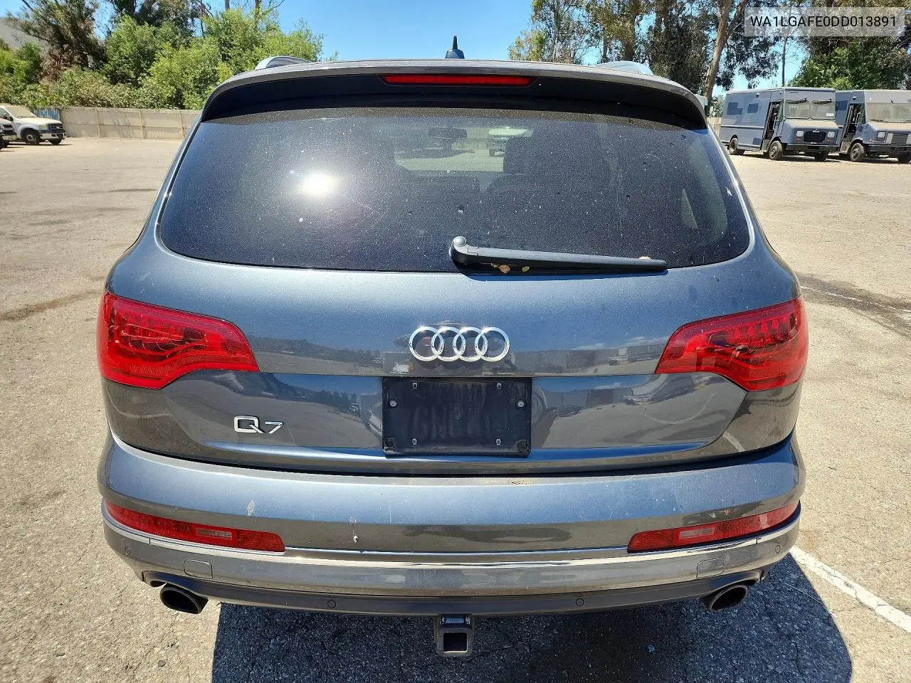 2013 Audi Q7 Premium Plus VIN: WA1LGAFE0DD013891 Lot: 60955736
