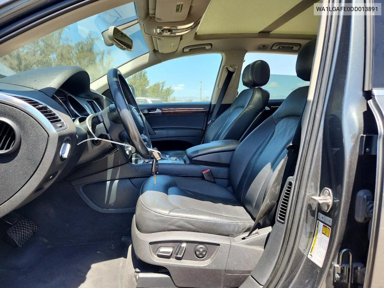 2013 Audi Q7 Premium Plus VIN: WA1LGAFE0DD013891 Lot: 60955736