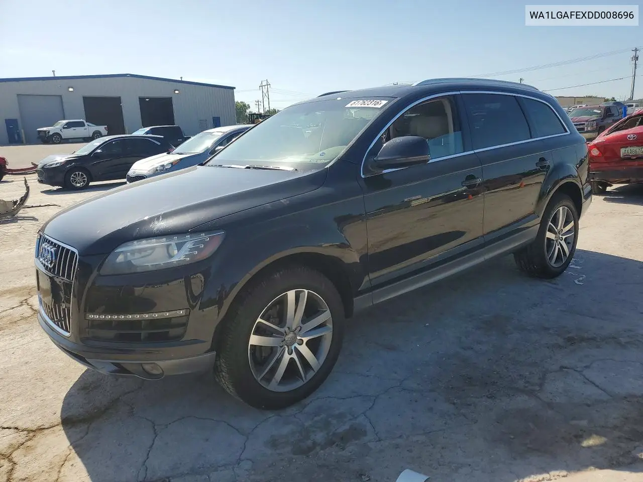2013 Audi Q7 Premium Plus VIN: WA1LGAFEXDD008696 Lot: 61762316