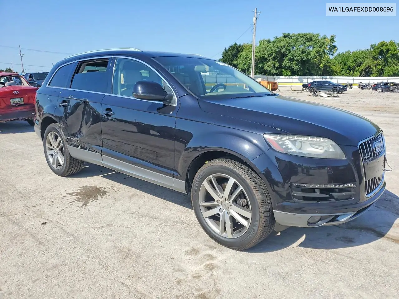 2013 Audi Q7 Premium Plus VIN: WA1LGAFEXDD008696 Lot: 61762316