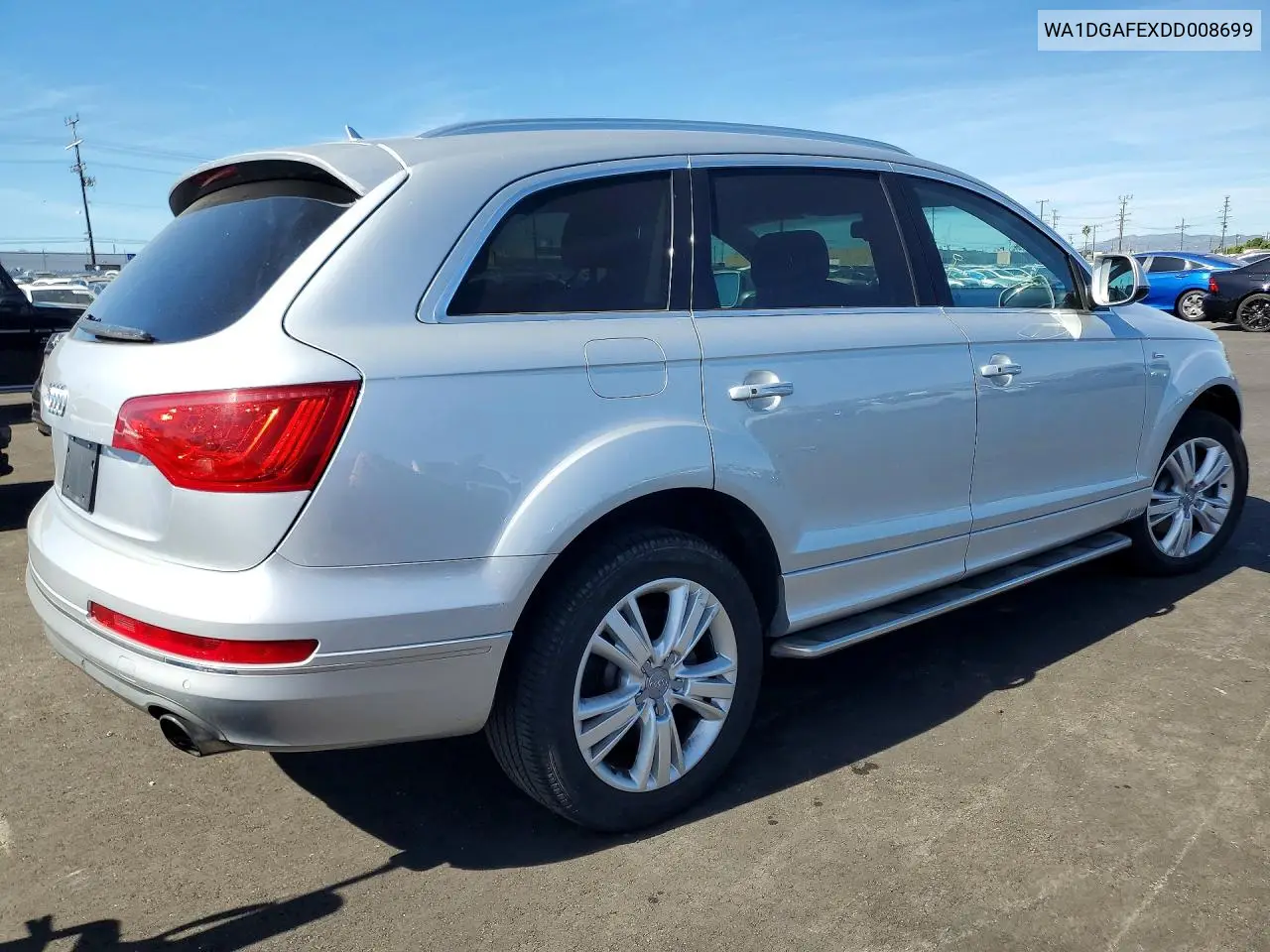 2013 Audi Q7 Prestige VIN: WA1DGAFEXDD008699 Lot: 77239855