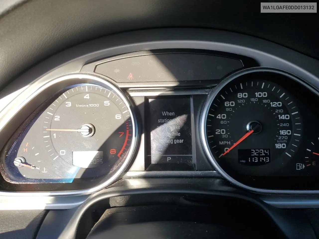 WA1LGAFE0DD013132 2013 Audi Q7 Premium Plus