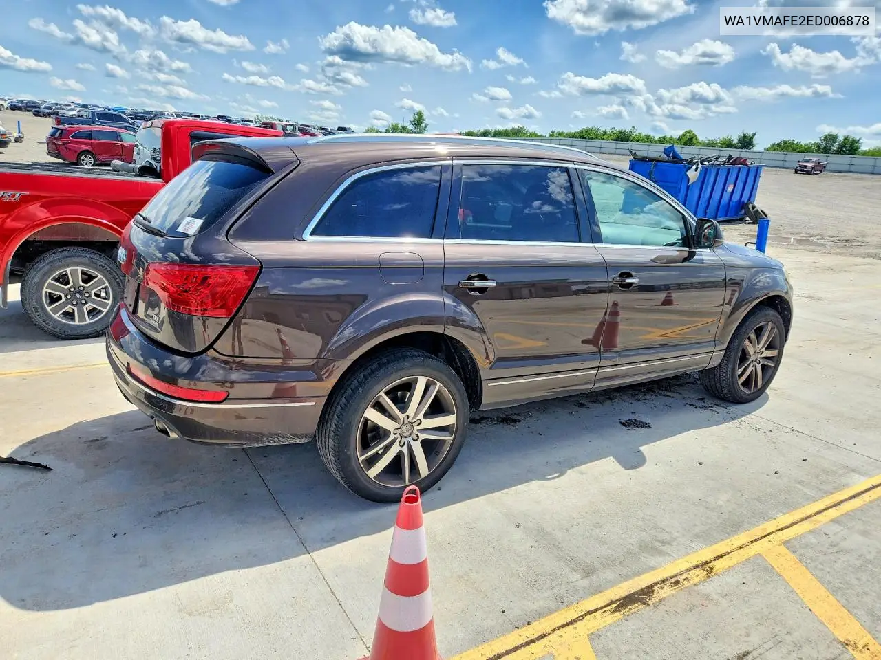 2014 Audi Q7 Prestige VIN: WA1VMAFE2ED006878 Lot: 56952486