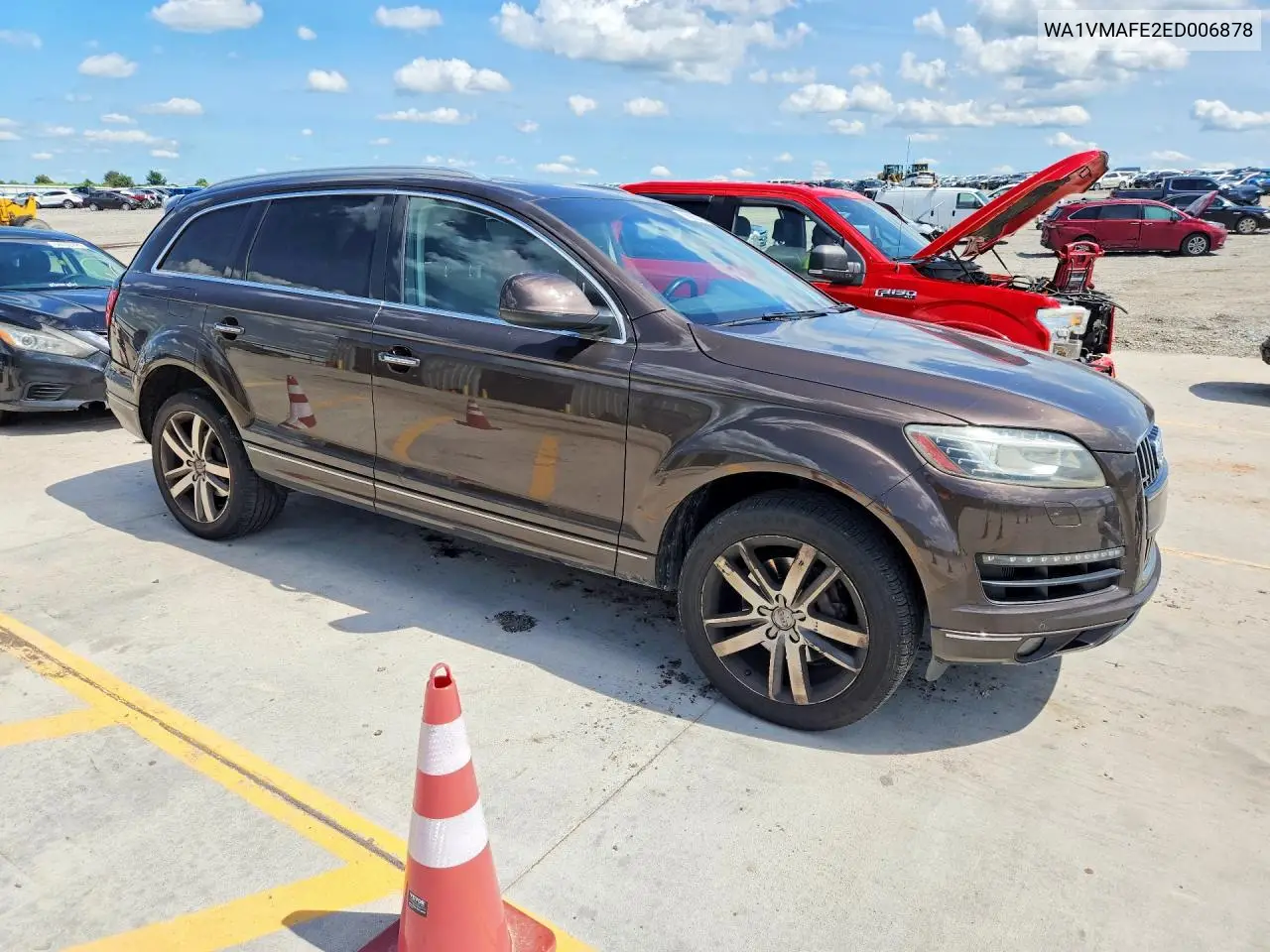 2014 Audi Q7 Prestige VIN: WA1VMAFE2ED006878 Lot: 56952486
