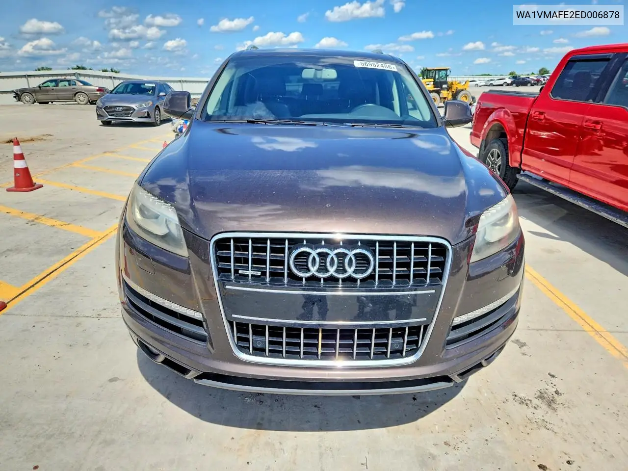 2014 Audi Q7 Prestige VIN: WA1VMAFE2ED006878 Lot: 56952486