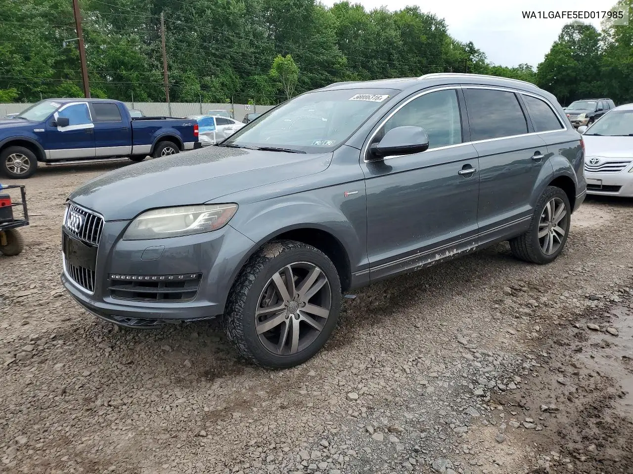 2014 Audi Q7 Premium Plus VIN: WA1LGAFE5ED017985 Lot: 58086316