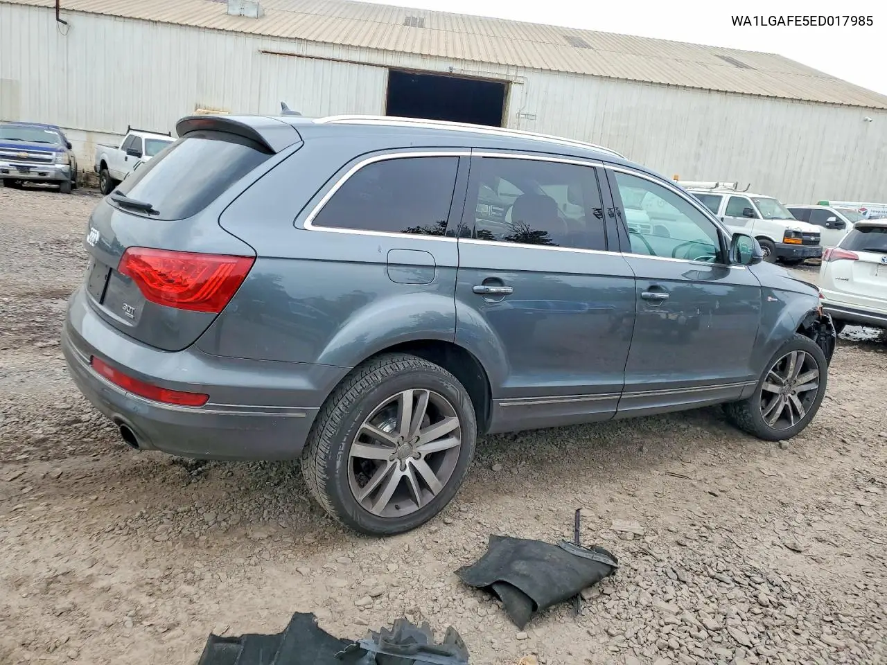 2014 Audi Q7 Premium Plus VIN: WA1LGAFE5ED017985 Lot: 58086316