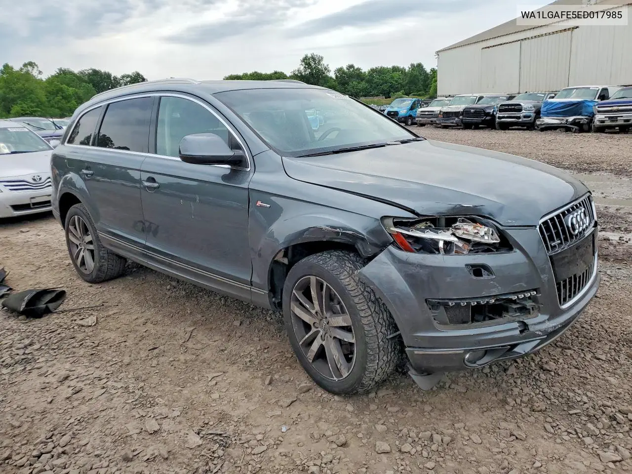 2014 Audi Q7 Premium Plus VIN: WA1LGAFE5ED017985 Lot: 58086316